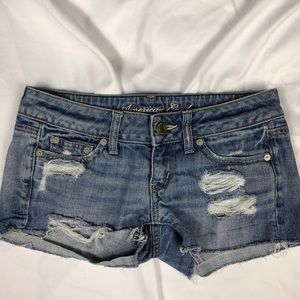 American Eagle Outfitters Low Rise Jean Shorts